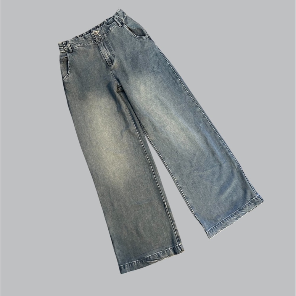 NWT YFB Young Fabulous & Broke Soft 50% Modal Wide Leg Jeans Size S